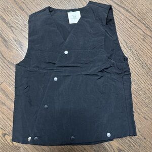 Black Buttoned Vest